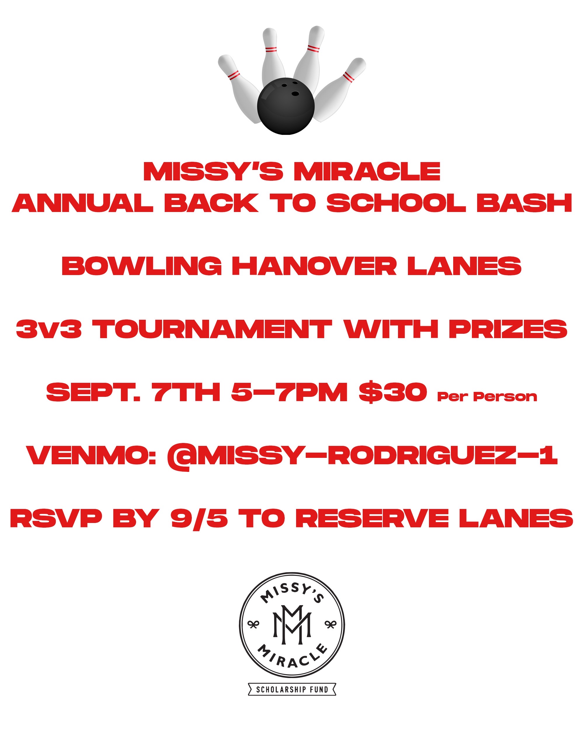 Back to School Bowling Bash